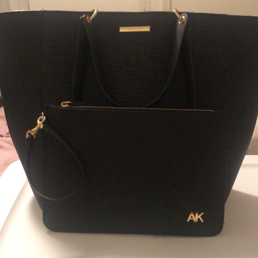 NWOT Anne Klein Large Black Tote